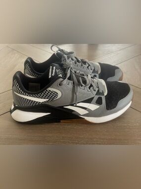 Reebok Nano x2 Gray, Black & White Sneakers